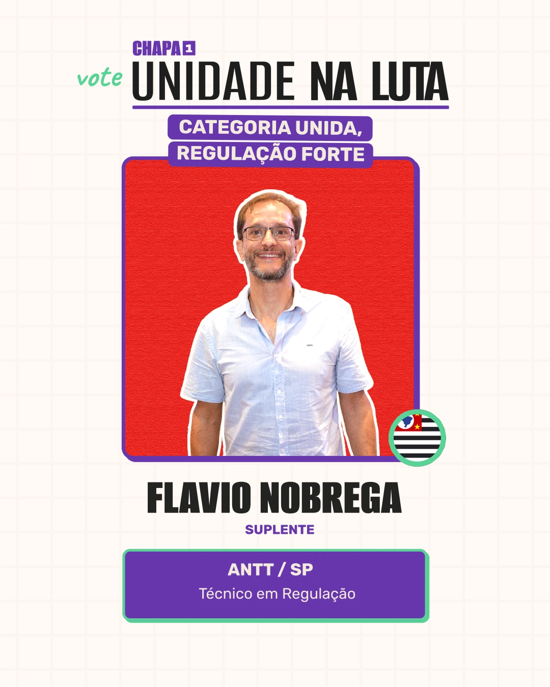 Card de Flávio Nobrega, Suplente