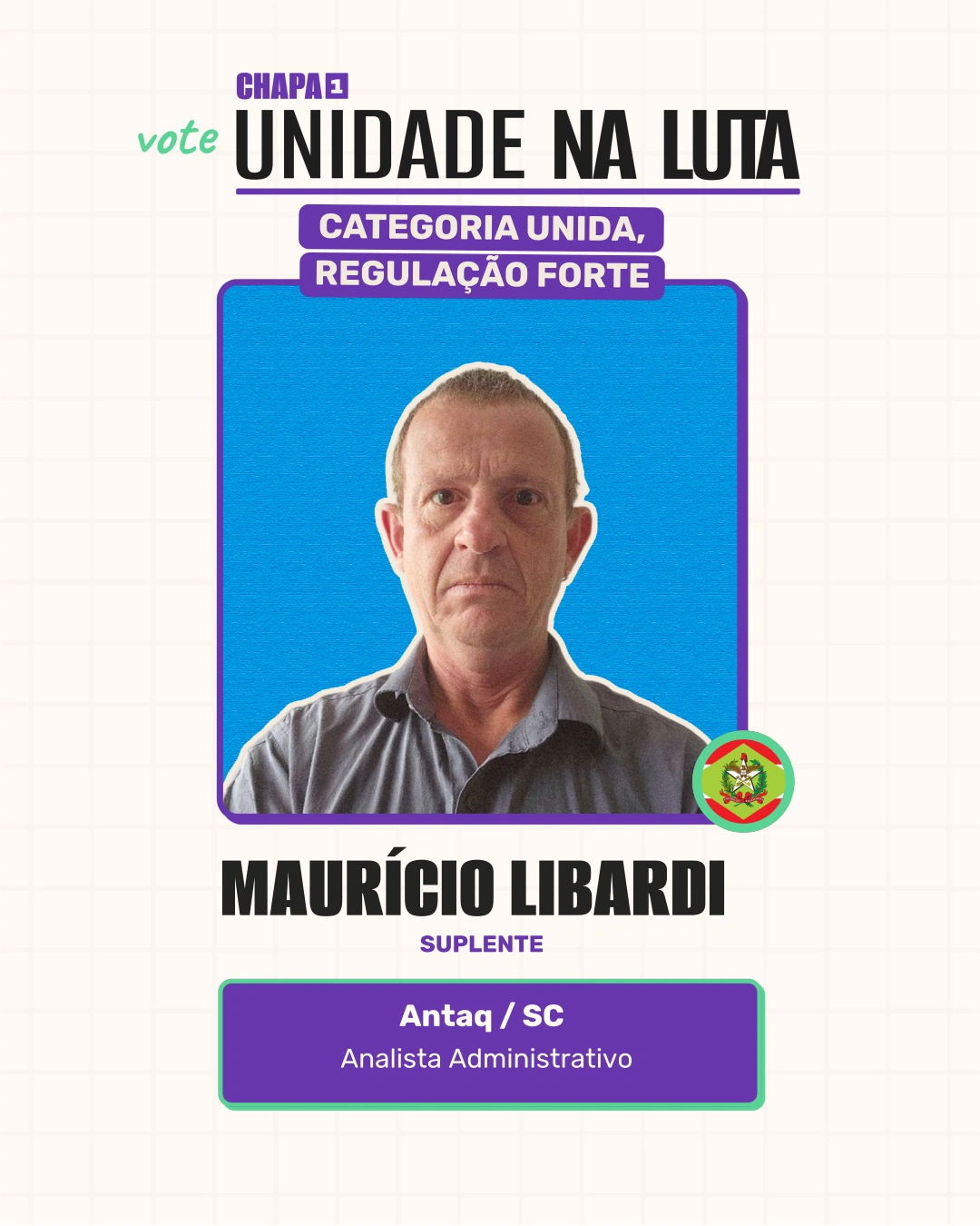 Card de Maurício Libardi, Suplente